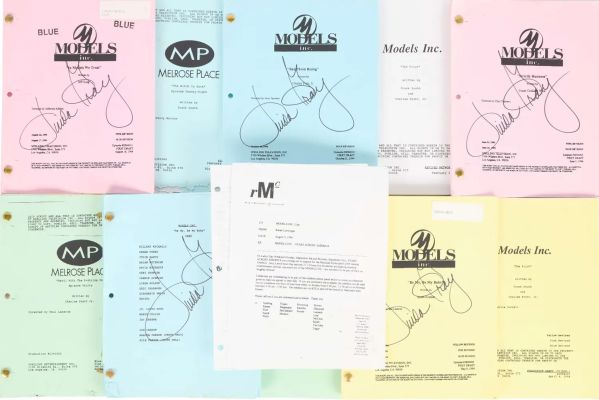 Linda Gray - Lot #112 - 1990s Signed and Annotated “Models Inc.” and “Melrose Place” Scripts