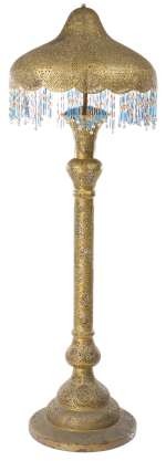 Casablanca pierced brass Moroccan floor lamp from Rick’s Café Américain. | Profiles in History