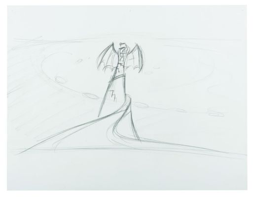 Lot 269 - A "Who Framed Roger Rabbit" Chernabog Storyboard Drawing. | Van Eaton Galleries