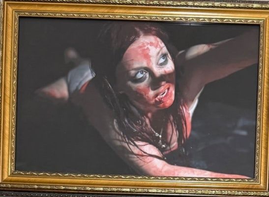 Lot 106 - Scream 7 prop artwork | Piece of the Past