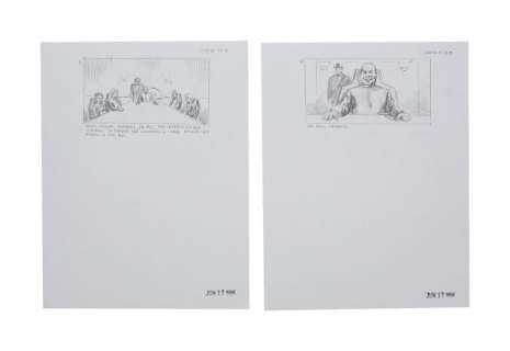 Austin Powers: International Man of Mystery | Four Scene #72B Storyboard Illustrations | Julien’s