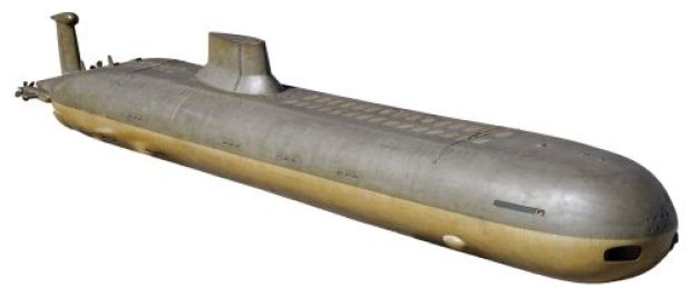 THE HUNT FOR RED OCTOBER (1990) - Lot #201 : 12‘ 1:50 Scale Industrial Light & Magic (ILM) "Red October" Typhoon Class Submarine Model Miniature Replica from Original Production Molds