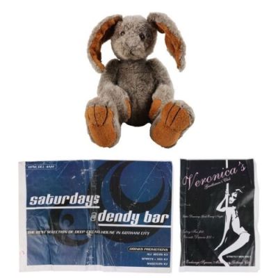 Batman Begins (2005) | Drug Bunny and Pair of Club Posters | Propstore
