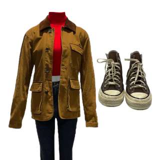 Thanksgiving Jessica Wright’s Nell Verlaque Jacket, Shirt, Jeans & Sneakers | VIP Fan Auctions