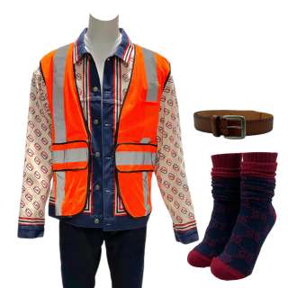 The Underdoggs Jaycen Snoop Dogg Screen Worn Jacket, Vest, T-Shirt, Jeans, Belt & Socks Ch 4 Sc 30-31 | VIP Fan Auctions