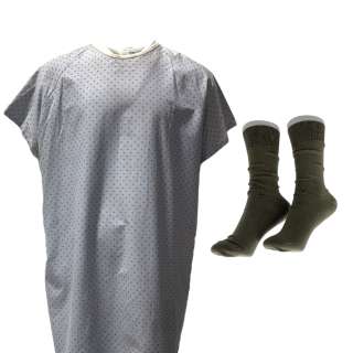 Beau is Afraid Beau Wassermann Joaquin Phoenix Screen Worn Hospital Gown & Socks Ch 5 Sc 40-44 | VIP Fan Auctions