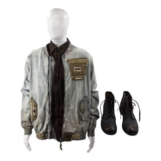 Heels Ricky Rabies Phillip Brooks Screen Worn Captoe Boots, Bomber Denim Jacket & Cutoff Flannel Shirt Ch 3 Sc Multiple Ep 202 | VIP Fan Auctions