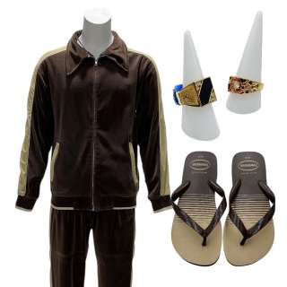 Minx Doug Jake Johnson Screen Worn Jacket, Pants, Ring Set & Sandals Ch 1 Sc 4-10 Ep 208 | VIP Fan Auctions
