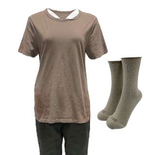 Civil War Lee Kirsten Dunst Screen Worn Shirt, Pants & Socks Ch 5a Sc 84-90 | VIP Fan Auctions