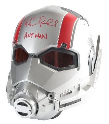 Paul Rudd as Ant-Man in Ant-Man (Beckett Witnessed) Signed Hasbro Legends Series Prop Replica Helmet | SWAU