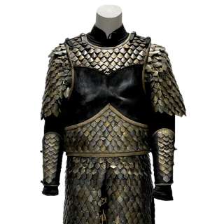 Vikings Valhalla Emir of Syracuse Screen Worn Long Sleeve Tunic, Sleeveless Tunic, Armor, Shoulder Armor, Skirt Armor & Cuffs Sc 215 Ep 302 | VIP Fan Auctions
