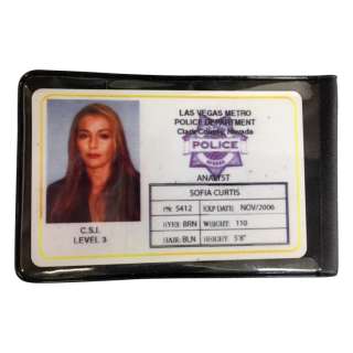 CSI: Crime Scene Investigation (2000-2015) - "Sofia Curtis" Las Vegas Police Photo ID Badge in Wallet | Hanlin Auction Service