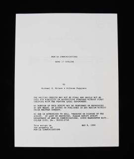 James Bond 17 Outline from 1990, later printed. | Ewbank’s