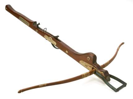 A prop crossbow from "Joan of Arc" | Bonhams