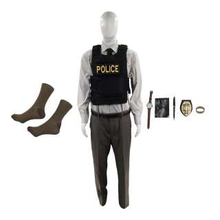 Novocaine Coltraine (Matt Walsh) Screen Worn Belt, Ring, Tank Top, Button-Up Shirt, Socks, Tie, Vest, Pants, Pen, Watch, & Notebook | VIP Fan Auctions