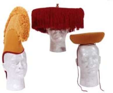 3 Brad Pitt hats from "Seven Years in Tibet". | Profiles in History