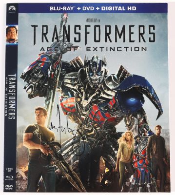 Mark Wahlberg as Cade Yeager in Transformers: Age of Extinction Signed Blu-Ray Cover | SWAU