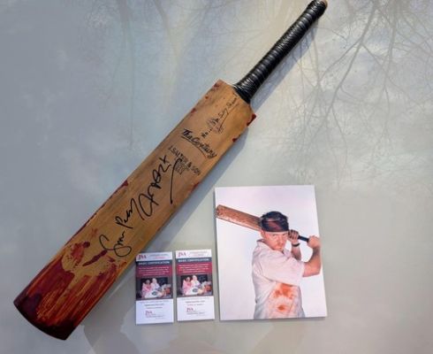 SIGNED & CERTIFIED SIMON PEGG NICK FROST SHAUN of the DEAD REPLICA CRICKET BAT | eBay US (Buy It Now)