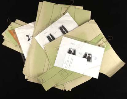 Harry Potter and the Goblet of Fire (2005). Copies of drawings and the original cut out patterns… | Ewbank’s