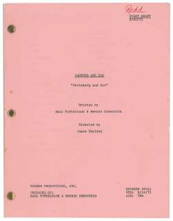 Lot #7462 - Redd Foxx‘s Script for Sanford and Son