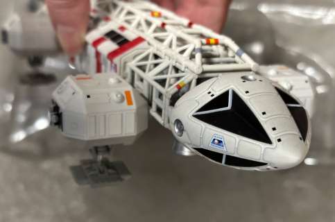 Rescue Eagle Red Stripes Space 1999 diecast mint never displayed no box