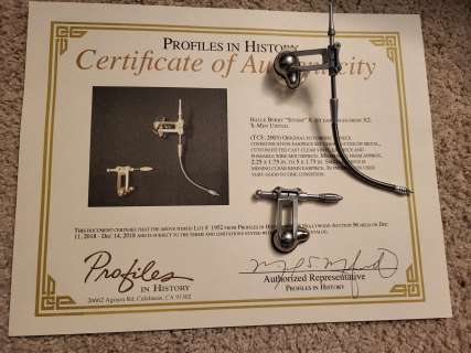 X-MEN 2 Halle Berry "Storm" X-jet earpieces. COA Profiles