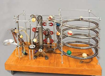 Lot 349 - Rube Goldberg-style exhibit from the science fair scene in Big Fish.