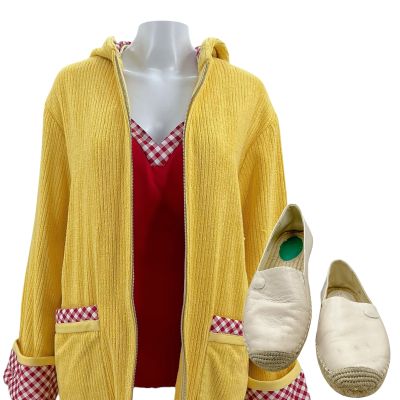 Lot #69: Eternity Joan Screen Worn Stunt Double Jacket, Swim Suit & Sneakers Ch 13 Sc 60pt2