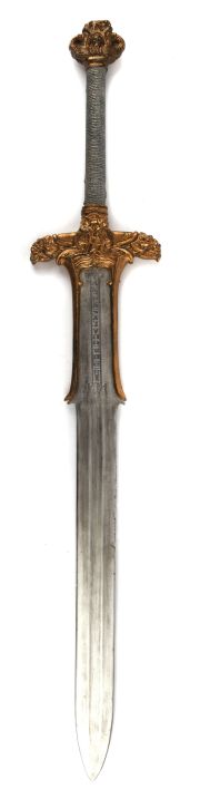 Lot 5048 - Conan The Destroyer (1984). Atlantean sword prop as used by Arnold Schwarzenegger as Conan in the…
