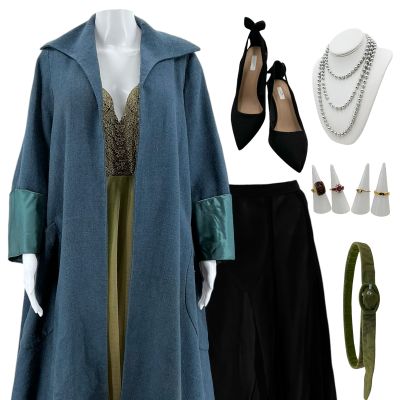 Hedda Hedda Gabler Screen Worn Stunt Double Evening Dress W/ Belt, Skirt & Heels Ch 4,6 Sc Multiple | VIP Fan Auctions