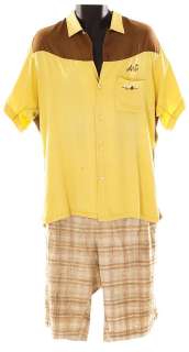Lot 793 - Jeff Bridges "The Dude", "Medina Sod" bowling shirt with plaid shorts from The Big Lebowski.
