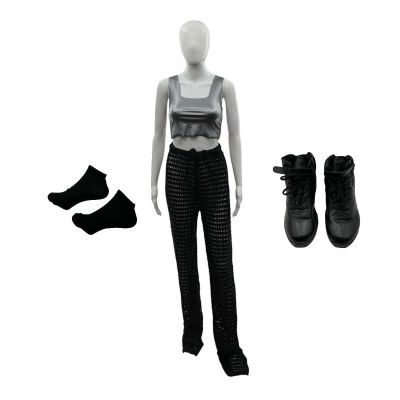 Lot 1: Mother Mary Nikki Screen Worn Shirt, Trousers, Sneakers & Socks Ch New Years’ Eve Sc 55 | VIP Fan Auctions