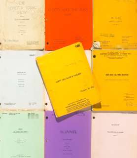 A large collection of television and film scripts, 1960s-1990s | Bonhams