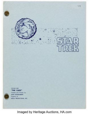 Star Trek: The Original Series (Paramount TV, 1966-1969), Revised Draft from Original Pilot Episode "The Cage". | Heritage