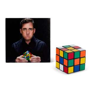 The Office (USA) - Michael Scott (Steve Carell) Rubix Cube - Screenbid COA | Goldin