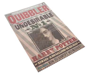 Harry Potter and the Deathly Hallows: Part 1 – Prop “The Quibbler” Magazine – A73 | Icons of Pop Culture