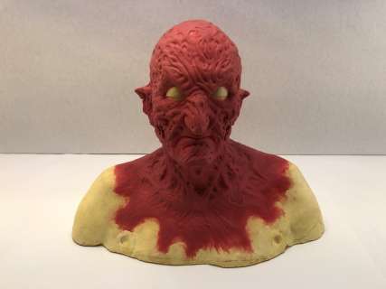 "FREDDY vs JASON" - Freddy Kruger Silicone On Foam Head Bust # 266 - approx. 16 1/2in head | Direct Liquidation