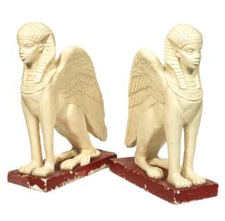 The New Avengers: A pair of Sphinx props from the TV series, 1970s, | Bonhams