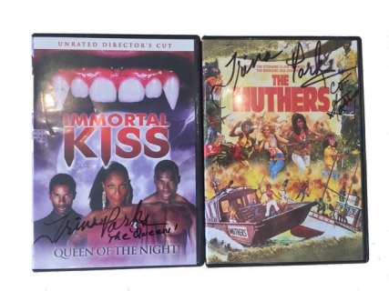 The Muthers & Immortal Kiss Trina Parks Signed DVDs | Premiere Props