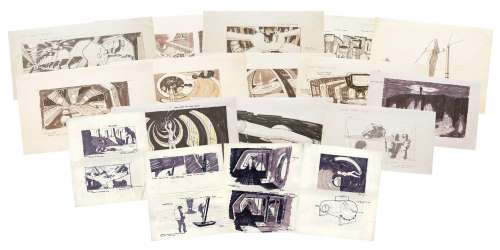 Fantastic Collection of Early Concept Art for ’’Alien’’, Done in 1977 -- From the Collection of ’’Alien’’ Executive Peter Beale | Nate Sanders