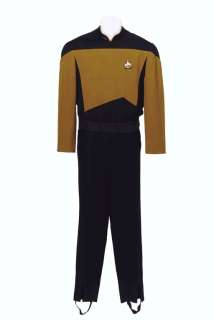 Star Trek: The Next Generation - Lot 670 - GEORDI LA FORGE‘S THIRD SEASON-STYLE STARFLEET UNIFORM