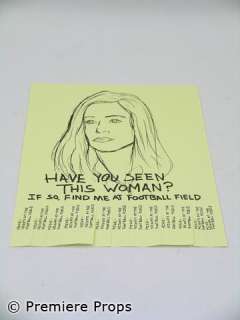 Management Hand Drawn Flyer of Sue (Jennifer Anniston) Movie Props | Premiere Props