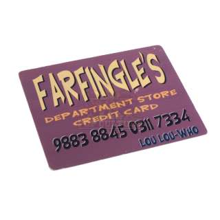 How the Grinch Stole Christmas – Lou Lou Who’s Farfingles Credit Card– H2-3 | Icons of Pop Culture