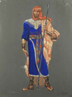 A John Jensen costume design of Charlton Heston as Moses in The Ten Commandments | Bonhams
