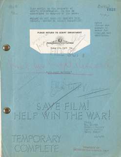 A screenplay of Air Raid Wardens | Bonhams