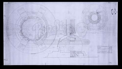Star Wars | Ep V - The Empire Strikes Back - Star Destroyer "Vader’s Meditation Pod" Dyeline Reprint | Propstore