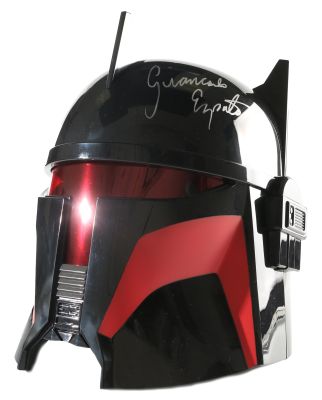 Moff Gideon from Star Wars: The Mandalorian Prop Replica Hasbro The Black Series Helmet Signed by Giancarlo Esposito | SWAU