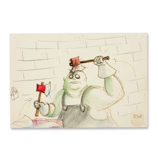 Tim Burton: The Nightmare Before Christmas Storyboard Drawing, Walt Disney, 1993, | Bonhams
