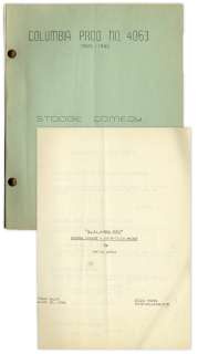 Moe Howard’s Personally Owned Script for The Three Stooges Film ’’G.I. Wanna Home’’ -- With Crossed-Out Annotations in Moe’s Hand Throughout | Nate Sanders