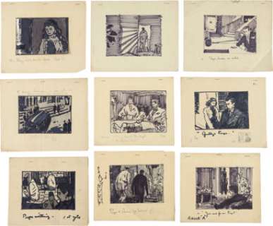 A Collection of Original Storyboards from "Casbah." | Heritage